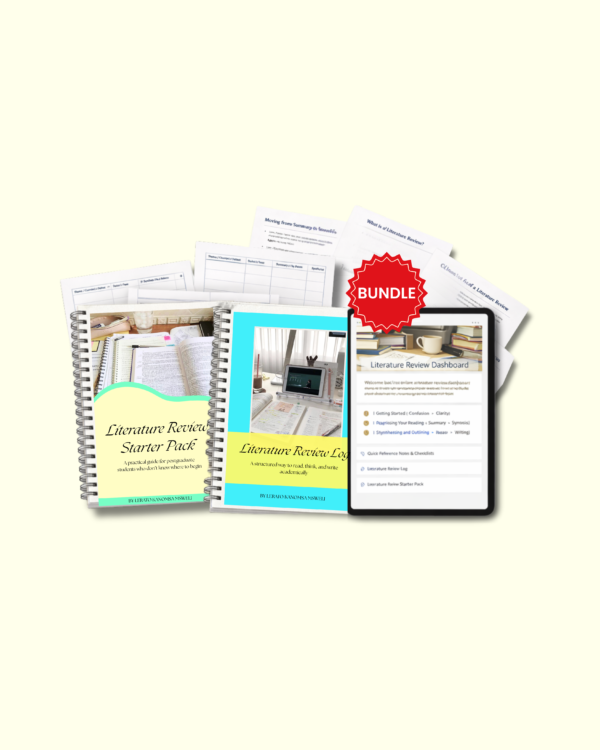 Literature Review Foundations Bundle