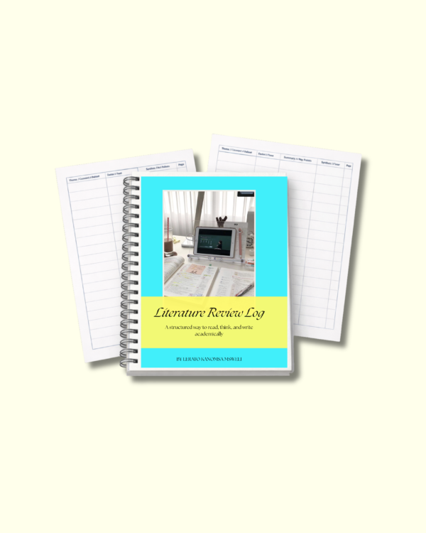 Literature Review Log